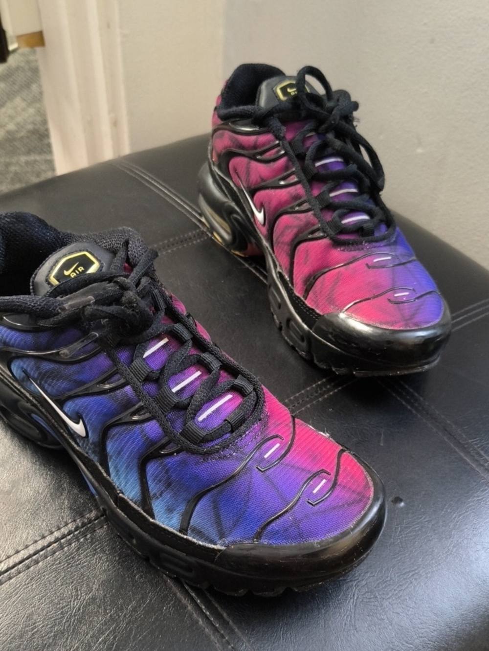 Nike Air Max Plus TN 25th Anniversary PS Size 3Y Purple Blue Fireberry Gradient